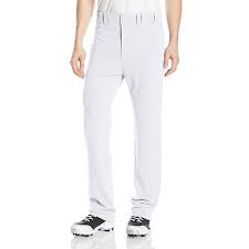 mens rival 2 solid baseball pants white large polyester 100 by easton from usa