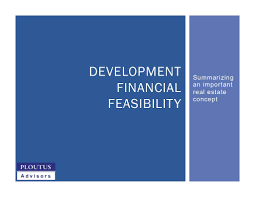 Real Estate Development Financial Feasibility Real Estate Development Development Financial