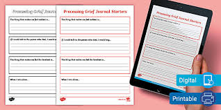 Brief primary care uses triple p tip sheets to introduce parents to strategies that may be helpful to them when addressing specific parenting issues. Processing Grief Journal Writing Starters