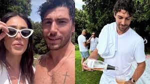 Cecilia Rodriguez e Ignazio Moser dopo il matrimonio: vestono coordinati in  bianco per il pool brunch