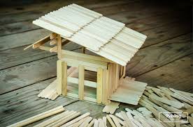 Miniatur rumah adat huma betang dari stik es cream. Cara Membuat Rumah Adat Dari Stik Es Krim Mudah Dan Kokoh