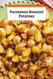 The Best Parmesan Roasted Potatoes Recipe The Mom 100 Recipe Roasted Vegetable Recipes Parmesan Roasted Potatoes Recipes