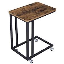 Songmics Mobile Snack Side End Table For Coffee Laptop Ta Https Www Amazon Com Dp B077mlypkz Ref Cm Sw Industrial Side Table Sofa Table Vintage Side Table