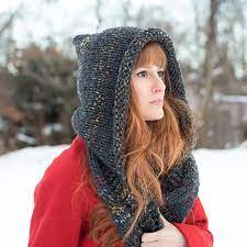 Easy Hooded Scarf Free Knitting Pattern Gina Michele Knitting Patterns Free Scarf Snood Knitting Pattern Knitting