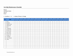 Truck Maintenance Schedule Template Awesome Checklist Word Templates Free Word Templates Car Maintenance Schedule Template Checklist Template