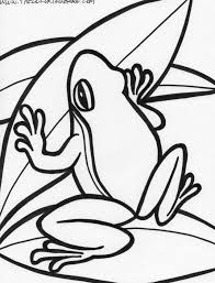 Proper color use makes certain decor elements stand out, while others seem to blend into the background. Tree Frog Coloring Page Coloring Home