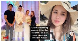 Lahir pada 27 mac 1992 di kuala terengganu, terengganu, malaysia. Masih Bersama Lagi Syed Abdullah Muat Naik Foto Di Pelamin Bersama Emma Maembong Twins