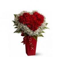 Artificial fake baby's breath gypsophila silk flowers bouquet home wedding bw. Melbourne Hearts And Diamonds Flower Delivery 30 Red Carnations And White Babys Breath Flower Delivery Melbourne Online Florist Melbourne