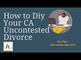 How To Diy Your Ca Divorce Pro Tips Youtube Divorce Forms Divorce Divorce Process