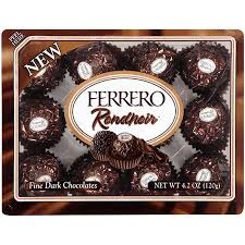 Has been added to your cart. Upc 009800190126 Ferrero Rondnoir Fine Dark Chocolates 4 2 Oz Upcitemdb Com