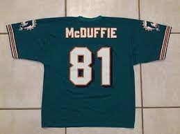Rare Vintage Logo Athletic Miami Dolphins O J Mcduffie Jersey Men S Medium Miami Dolphins Vintage Logo Jersey