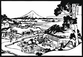 葛飾北斎 冨雄三十六景 駿州片倉茶園ノ不二 切り絵 切り絵 切り絵 図案 茶園