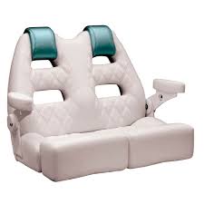 Shop rhys bench seat chair. Helm Seat Mako 42 Llebroc Industries For Boats With Armrests 2 Person