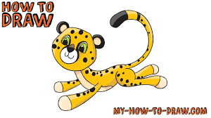 How to draw cheetah cute and easy for kids | … перевести эту страницу. How To Draw A Cheetah Easy Drawing Lessons Youtube
