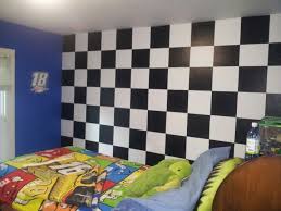 Nascar bedroom wall wrap | bedroom wall, boy room. Pin By Brandi Marie On Nascar Cars Room Car Themed Bedrooms Nascar Room