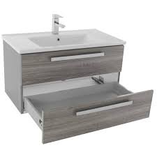 Get free shipping on qualified bathroom vanities without tops or buy online pick up in store today in the bath department. Acf Da05 Grey Walnut Bathroom Vanity Dadila Nameek S