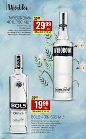 Znajdziesz szeroki wybór produktów w wyjątkowych cenach, takich jak jedzenie. Biedronka Alkohole Wiosna 2019 Wodka Bols Wyborowa