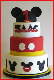 Bizcocho De Mickey Mouse Redondo Pastel Redondo Alto De Tres Niveles Decorado Para Celebracion Tematica De Mickey Mouse Cake Mickeymou Pastel Mickey Tortas De Mickey Tortitas De Mickey Mouse