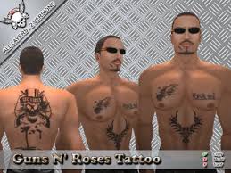 Years ago to play 'it's so easy' , and then five years later, we had duff out on. Second Life Marketplace Tattoo Guns N Roses