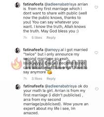 Anak zina pada asalnya dinasabkan kepada ibunya sebagaimana anak mula'anah dinasabkan kepada ibunya. Fatin Afeefa Dedah Pernah Berkahwin Sebanyak Dua Kali