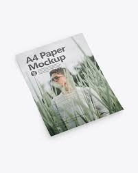 They are useful resources that can help in displaying stationery you get to have access to a very photorealistic a4 paper mockup which is in psd format. A4 Paper Mockup In Stationery Mockups On Yellow Images Object Mockups