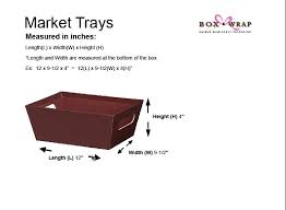 Learning how to measure a box is a critical part of any package as the dimensions of a box have an impact on what materials are needed to be used & the cost. Measuring Guide Market Trays Box And Wrap