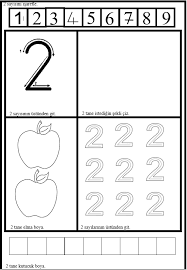 2 Sayisi 2020 Okuma Matematik Merkezleri Okul Oncesi Calisma Cizelgeleri