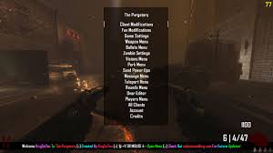 Please be as detailed as you can when making an answer. Release Gsc Black Ops 2 Zombies The Purgatory Gsc Mod Menu Update 1 0 Pc Xbox Ps3 Cabconmodding