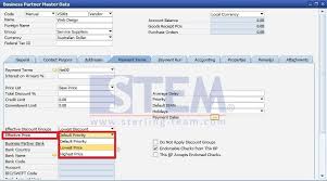 Set Up Price Hierarchy For Business Partner Sap Business One Indonesia Tips Stem Sap Gold Partner