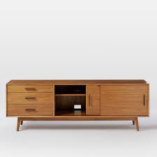 The wood has been sealed to add some protection, but we can leave it unsealed if you prefer. Mid Century Media Console 80