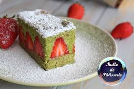 Petits Fraisiers Au The Vert Matcha The Vert Matcha Recette Fraisier Et Gateaux Et Desserts