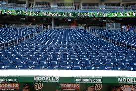 washington nationals nationals park seating chart