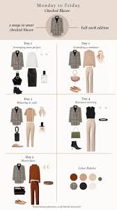 5 Ways Of Styling Checked Blazer For Fall 2018 Fall Outfits For Women 20s 30s Fall Fashion Trend Items Professional Work Outfit Professional Outfits Fashion