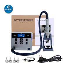 Atten St 862d 1000w Hot Air Gun Bga Rework Station Lead Free Digital Display Soldering Station Phone Pcb Chip Soldering Repair Soldering Stations Aliexpress