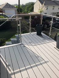 Cladco Composite Decking In Stone Grey Patio Deck Designs Patio Garden Design Composite Decking