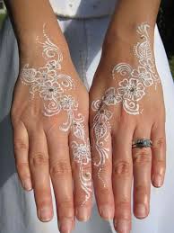 Top 10 Beautiful White Henna Designs For You White Henna Designs White Henna Henna Tattoo