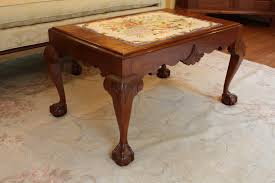 View item in catalog lot #25. Coffee Table With Ball Claw Feet Home