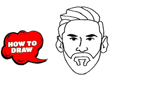how to draw messi lionel messi drawing step by step drawing tutorial in 2020 messi drawing step by step drawing lionel messi messi drawing step
