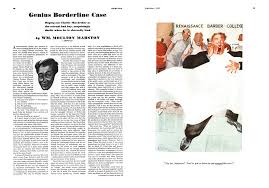 Determine the defining attributes 5. Genius Borderline Case Esquire September 1937