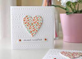 Wow some amazing sizzix card making ideas! Crafting Ideas From Sizzix Uk Sweet Wishes Card Greeting Card Inspiration Card Making Embossed Cards