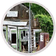 The Old Daniel Station Art Print by Erika Schwab