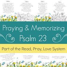Praying and memorizing psalm 23 (printable & coloring pages) psalm 23 is one of the most comforting and moving passages, especially for children. Praying And Memorizing Psalm 23 Printable Coloring Pages Proverbial Homemaker