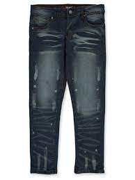 PANYC Boys' Bleach Drip Jeans - blue, 12 (Big Boys) - Walmart.com