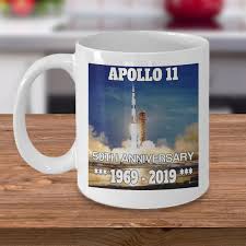 Apollo 11 Moon Landing 50th Anniversary Mug Gift Astronaut Etsy Apollo 11 Moon Landing 50th Anniversary Apollo 11
