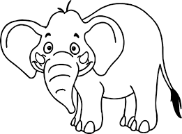 Elephant Coloring Pages Printable Easy Elephant Coloring Pages Ideas For Beginners Elephant Coloring Page Animal Coloring Pages Animals Black And White
