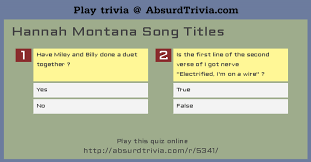 To this day, he is studied in classes all over the world and is an example to people wanting to become future generals. Trivia Quiz Hannah Montana Song Titles