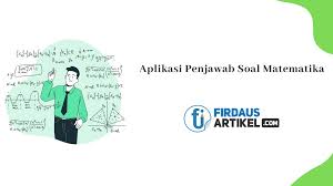 Jika anda kesulitan menjawab pr dari guru di sekolah atau kampus, maka silakan unduh salah satu aplikasi di bawah ini. 7 Aplikasi Penjawab Soal Matematika Terbaik Firdaus Artikel