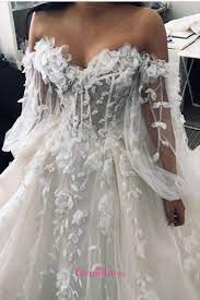 Off The Shoulder A Line Wedding Dress Cheap Beach Lace Wedding Dress Dm036 Cute Wedding Dress Wedding Dresses Ball Gowns Wedding