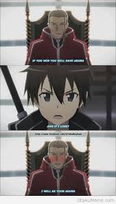 Everything Anime On Twitter Sword Art Online Meme Sword Art Anime Funny