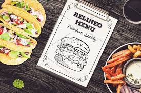 Fast Food Menu Mock Up 10 Fast Food Menu Food Menu Fast Food